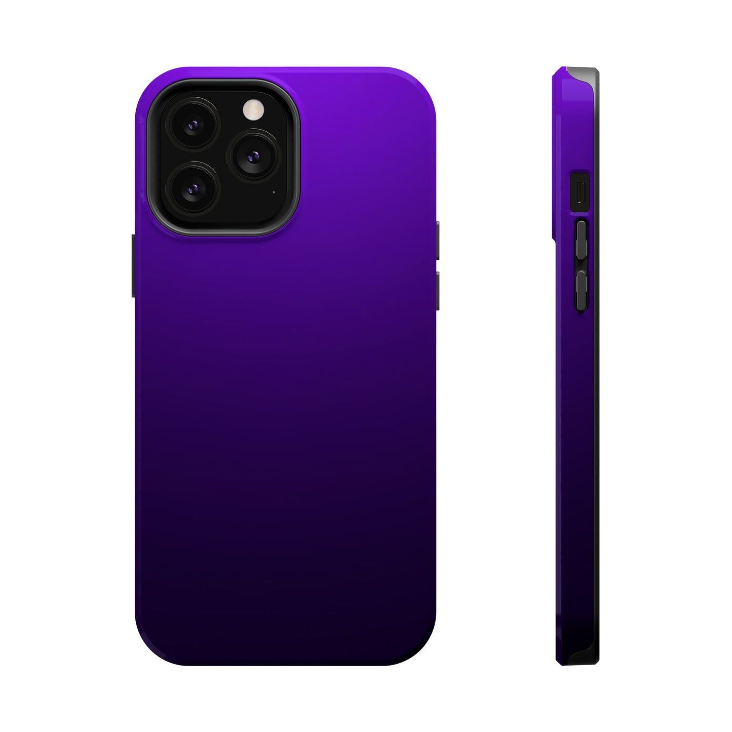 Midnight Amethyst: Dark Purple Gradient MagSafe Case