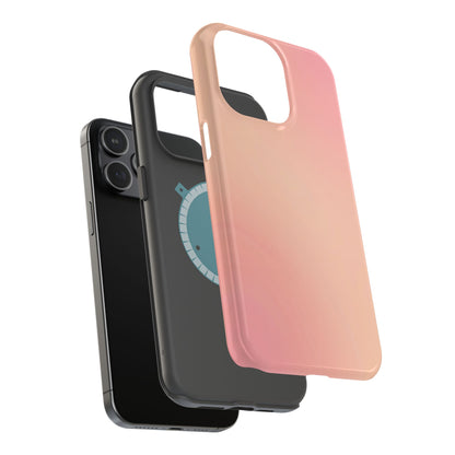 Soft Peach to Blush Gradient Magnetic Case