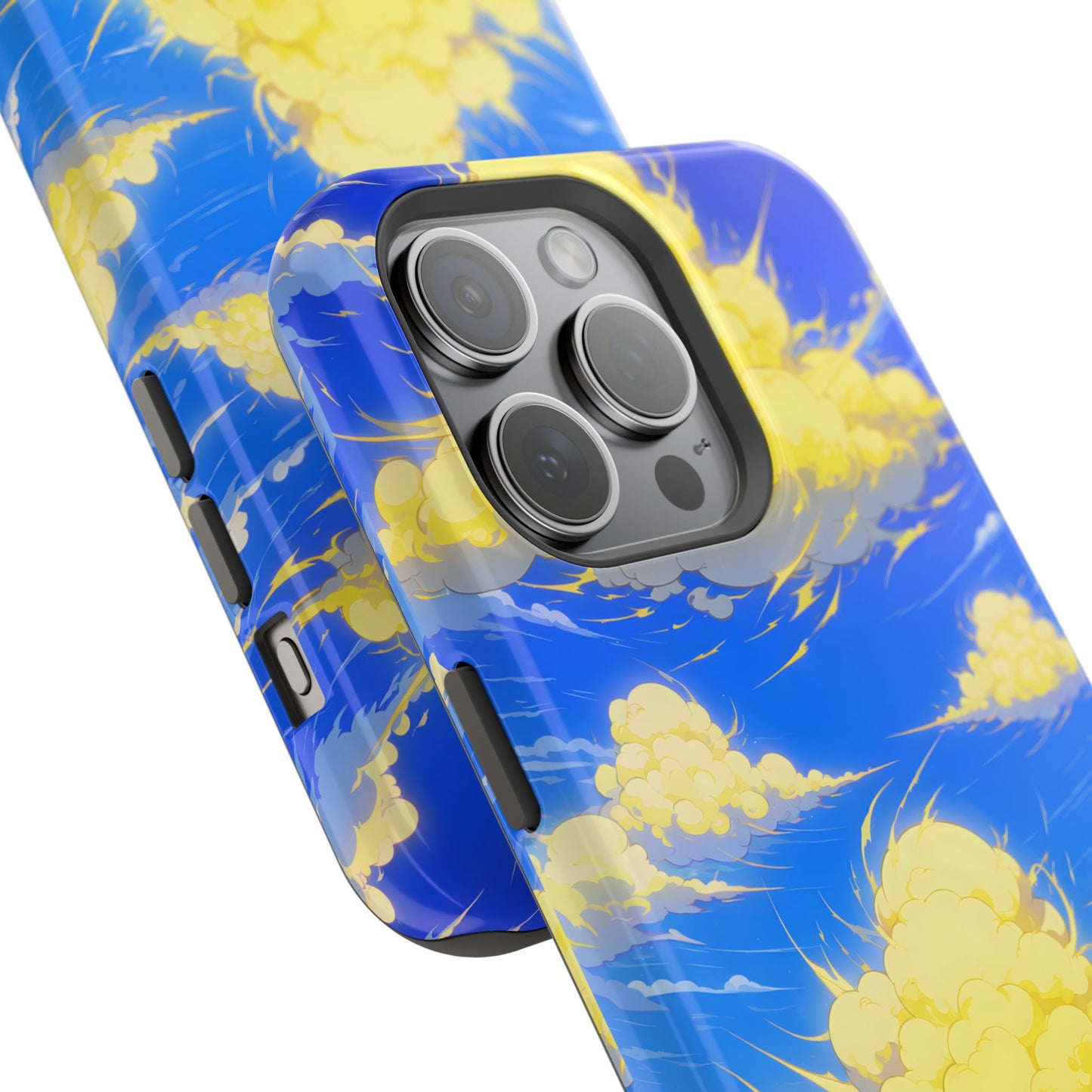 Cinematic Anime Sky: Vibrant Golden Cloudscape MagSafe Case