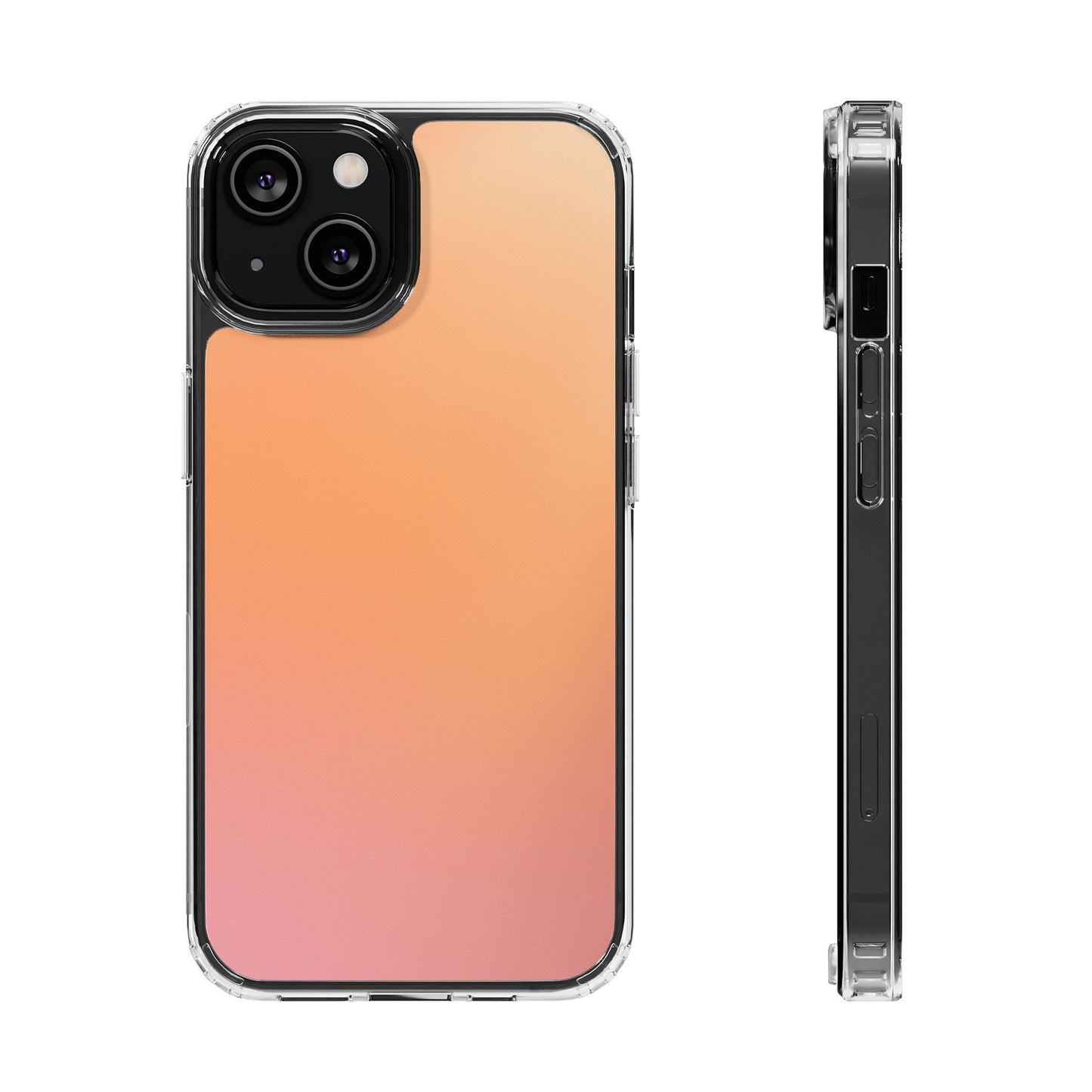 Sunset Aura Clear Case - MagSafe Compatible Warm Gradient Cover