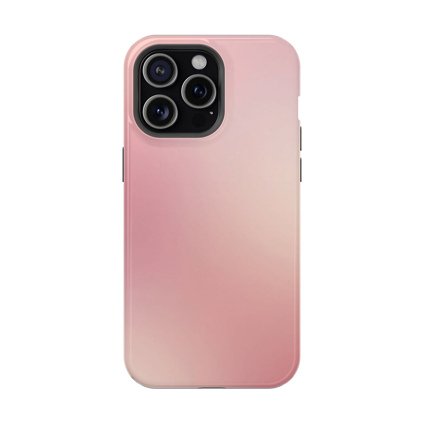 Elegant Rose Gold Gradient Magnetic Case