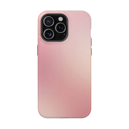 Elegant Rose Gold Gradient Magnetic Case