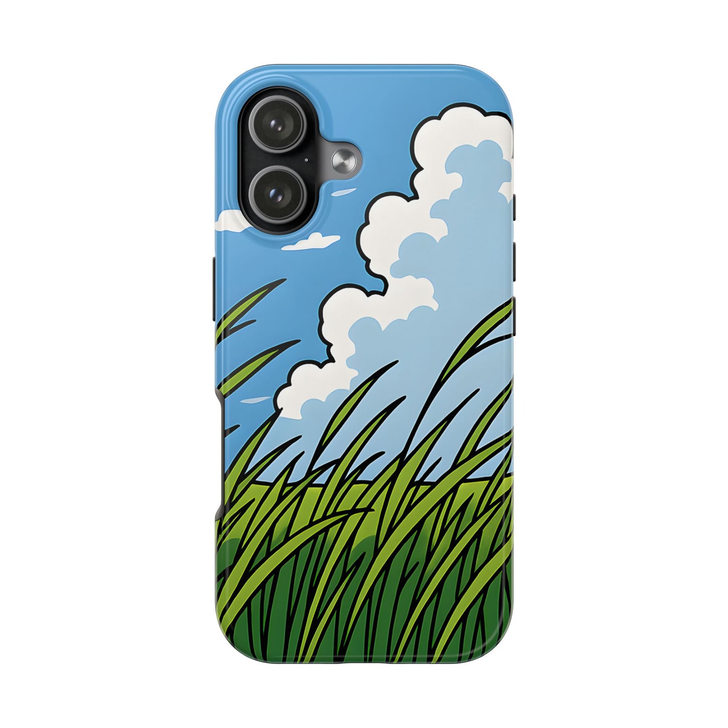 Breezy Meadow Tough Case - Blue Sky & Summer Grass Aesthetic Cover