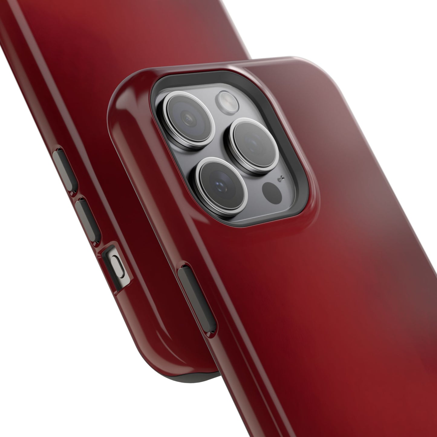 Deep Crimson Gradient Magnetic Impact Case