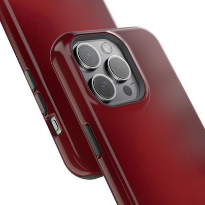 Deep Crimson Gradient Magnetic Impact Case