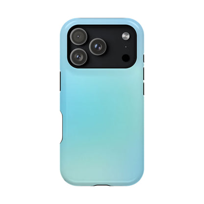 Aqua to Mint Gradient Magnetic Impact Case