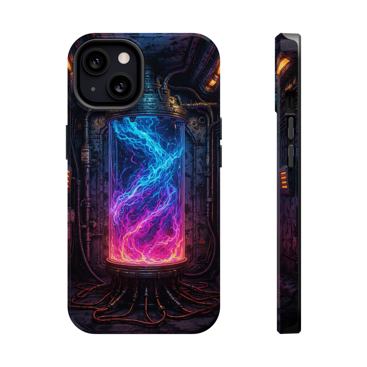 Neon Reactor: Cyberpunk Energy Core MagSafe Case