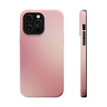 Elegant Rose Gold Gradient Magnetic Case