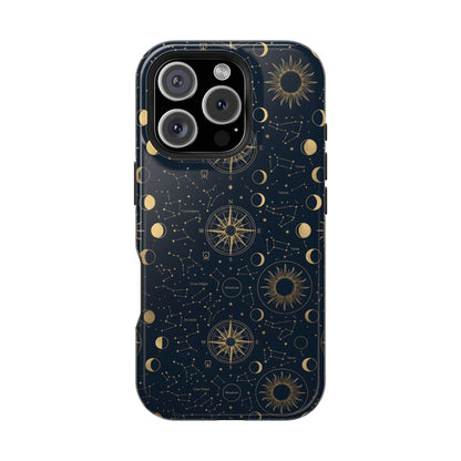 Solar Navigator Antique Gold Celestial Magnetic Case