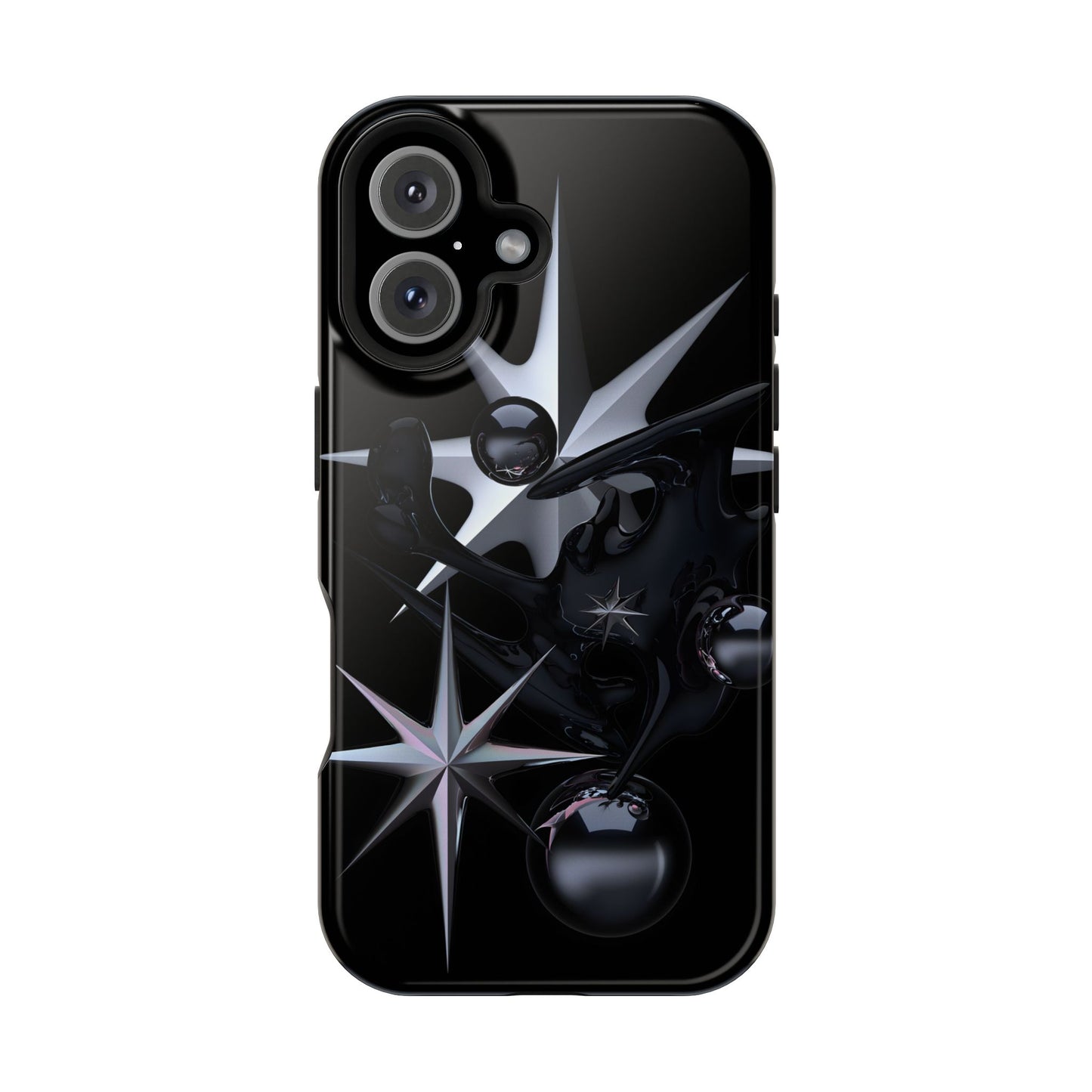 Cyber Star Liquid Metal Magnetic Tough Case