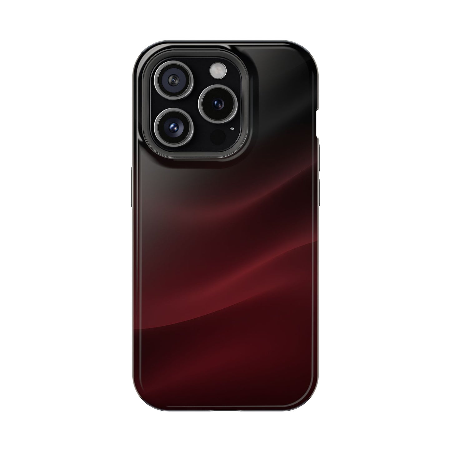 Sleek Burgundy Flow Magnetic Impact Case
