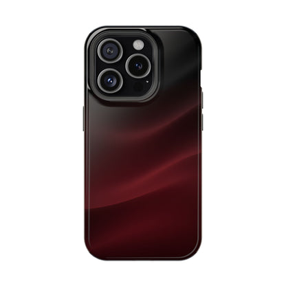 Sleek Burgundy Flow Magnetic Impact Case