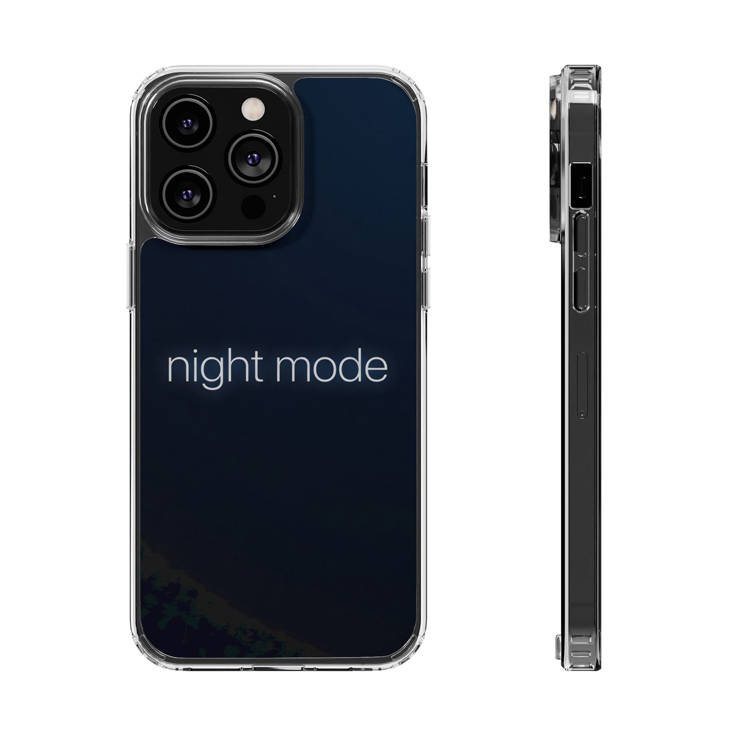 Night Mode Clear Case - MagSafe Compatible Dark Aesthetic Cover