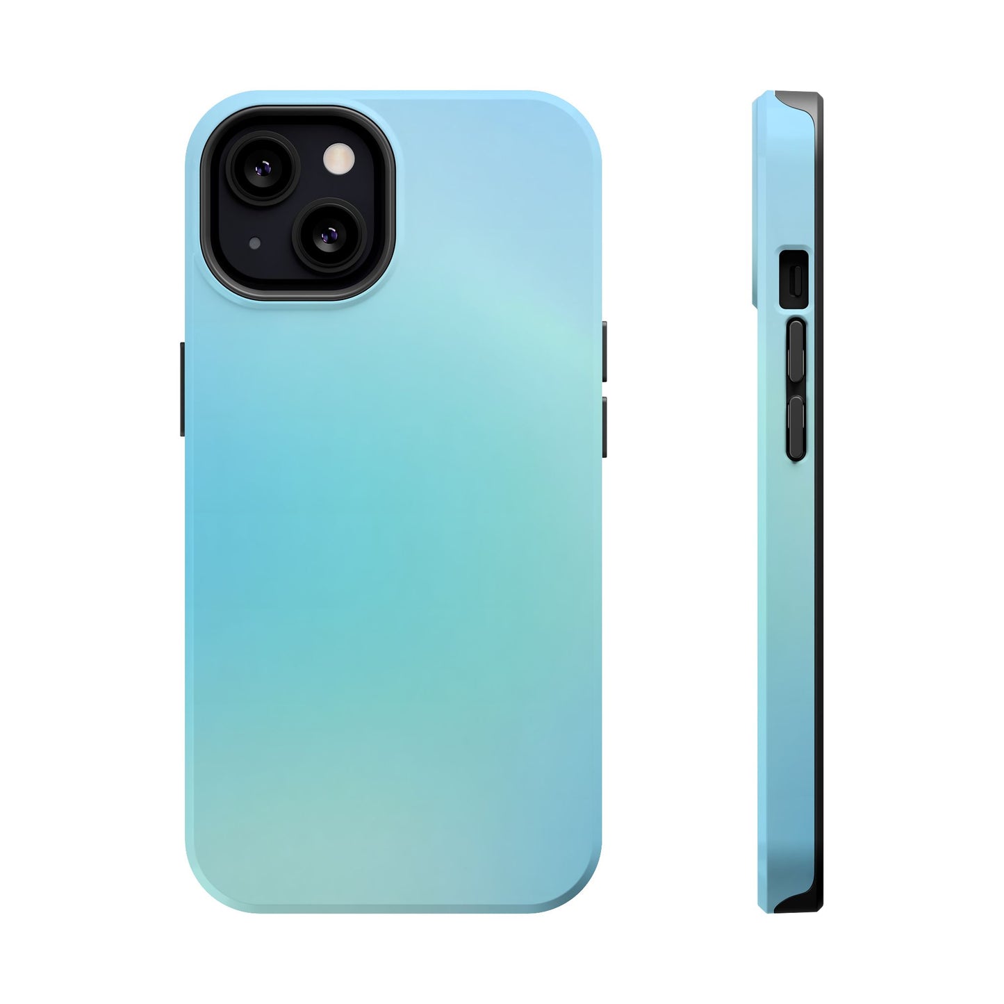 Aqua to Mint Gradient Magnetic Impact Case