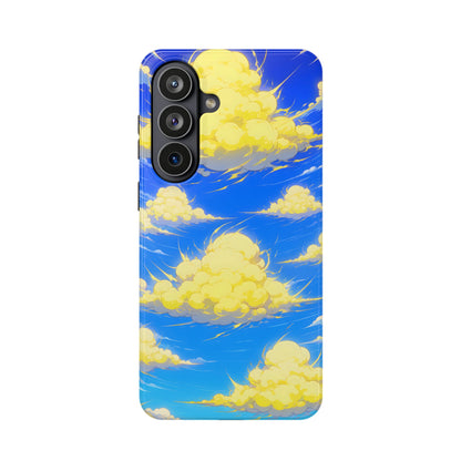 Cinematic Anime Sky: Vibrant Golden Cloudscape MagSafe Case