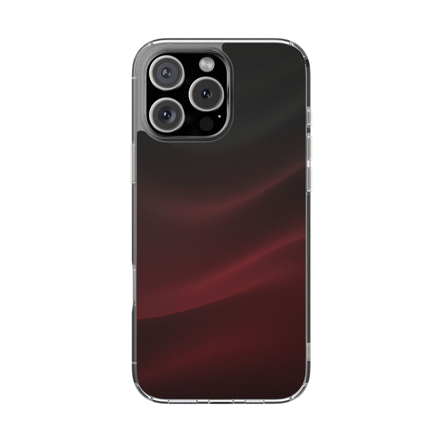 Dark Burgundy Silk Aura Case - MagSafe Compatible Elegant Cover