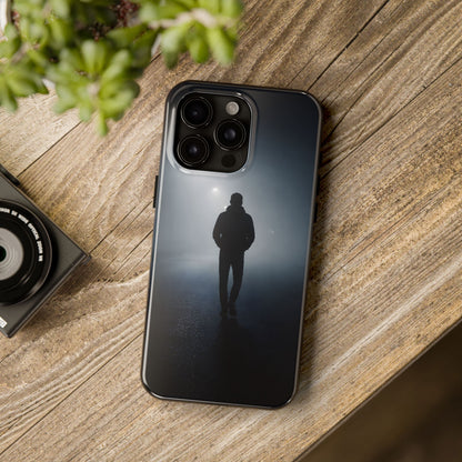 Foggy Night Silhouette Tough Case - Urban Mystery Cover for iPhone & Samsung