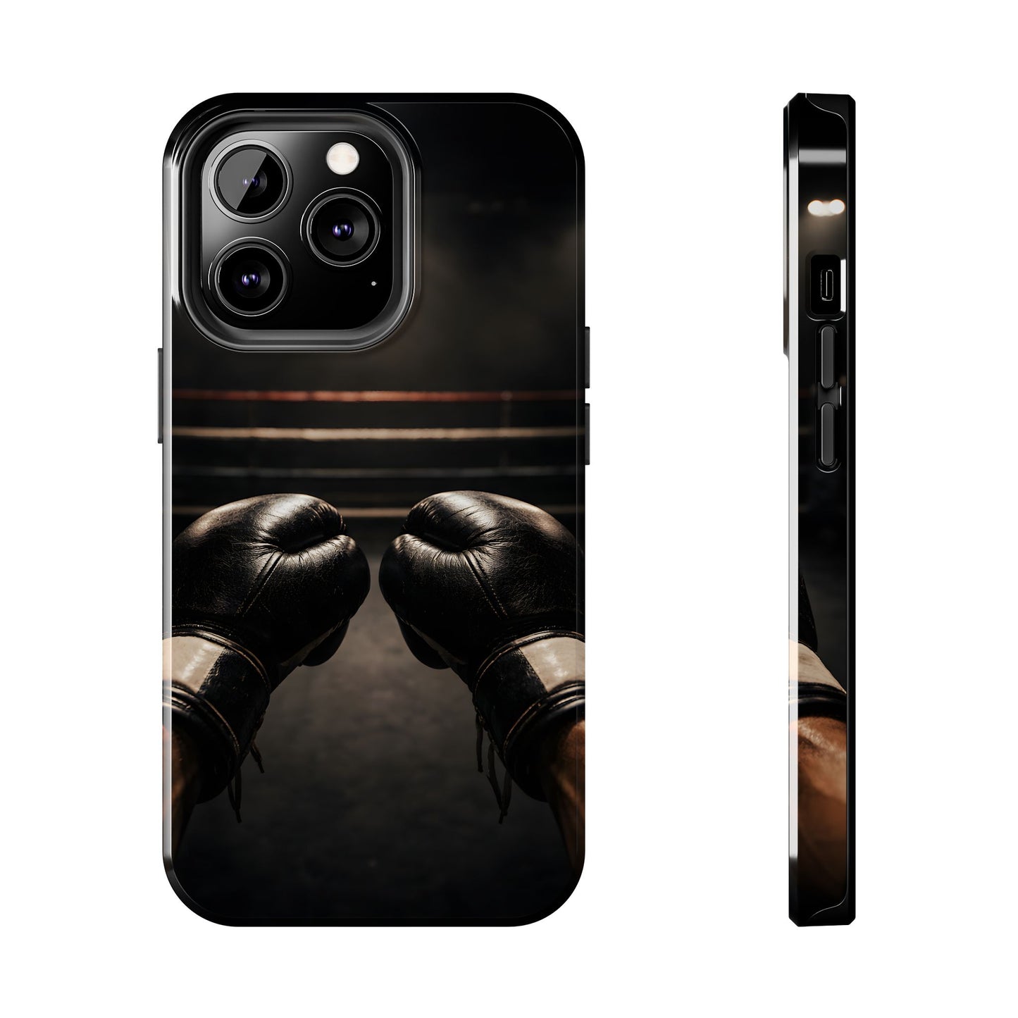 Boxing Gloves Ring POV Tough Case - Cinematic Combat Sports Cover for iPhone & Samsung