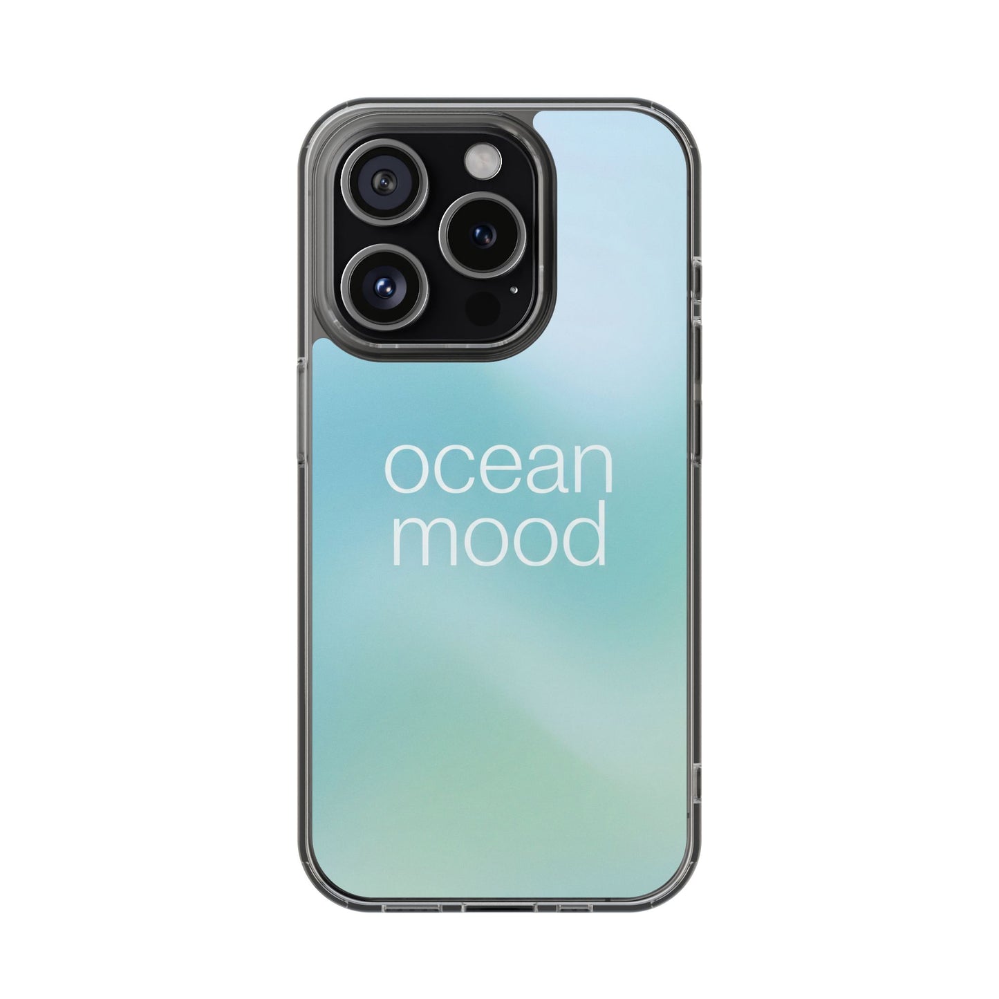 Ocean Mood Clear Case - MagSafe Compatible Coastal Gradient Cover