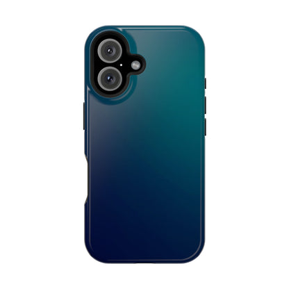 Deep Teal to Midnight Gradient Magnetic Impact Case