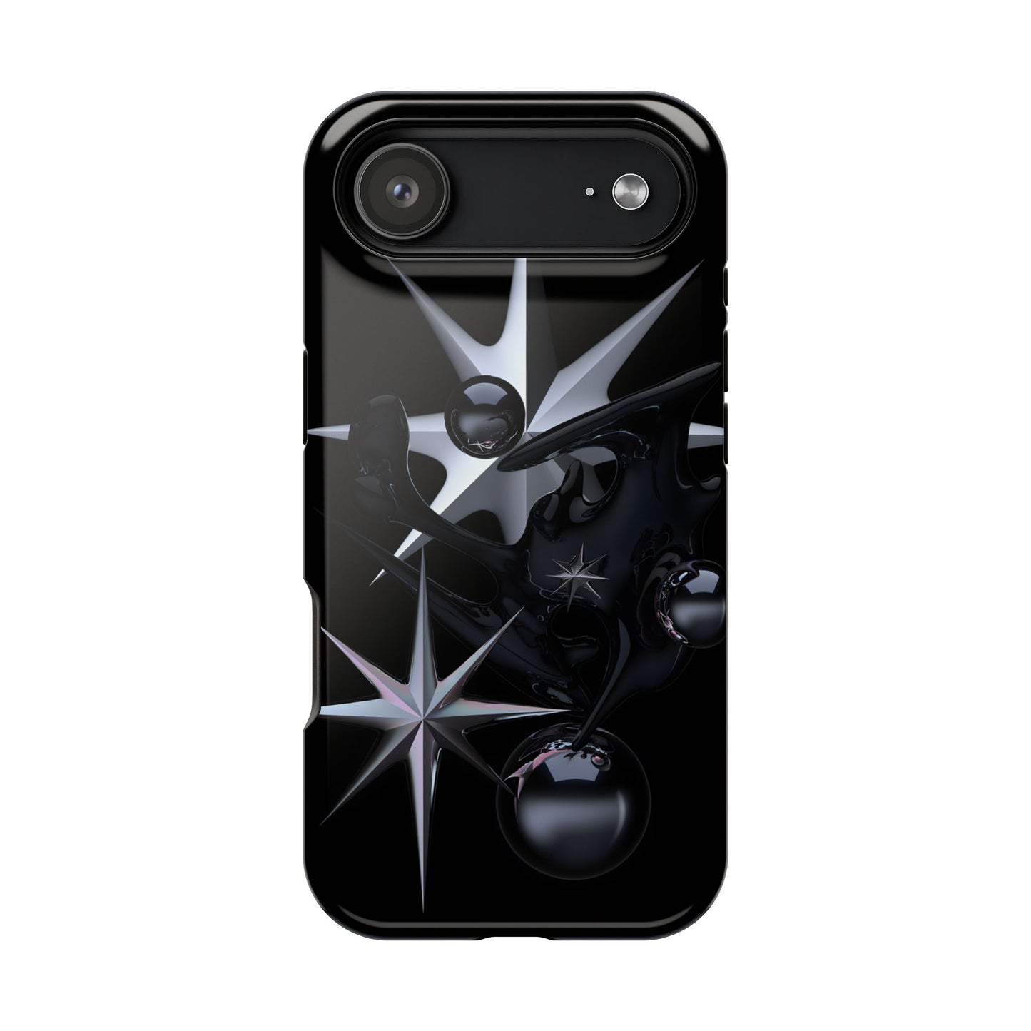 Cyber Star Liquid Metal Magnetic Tough Case