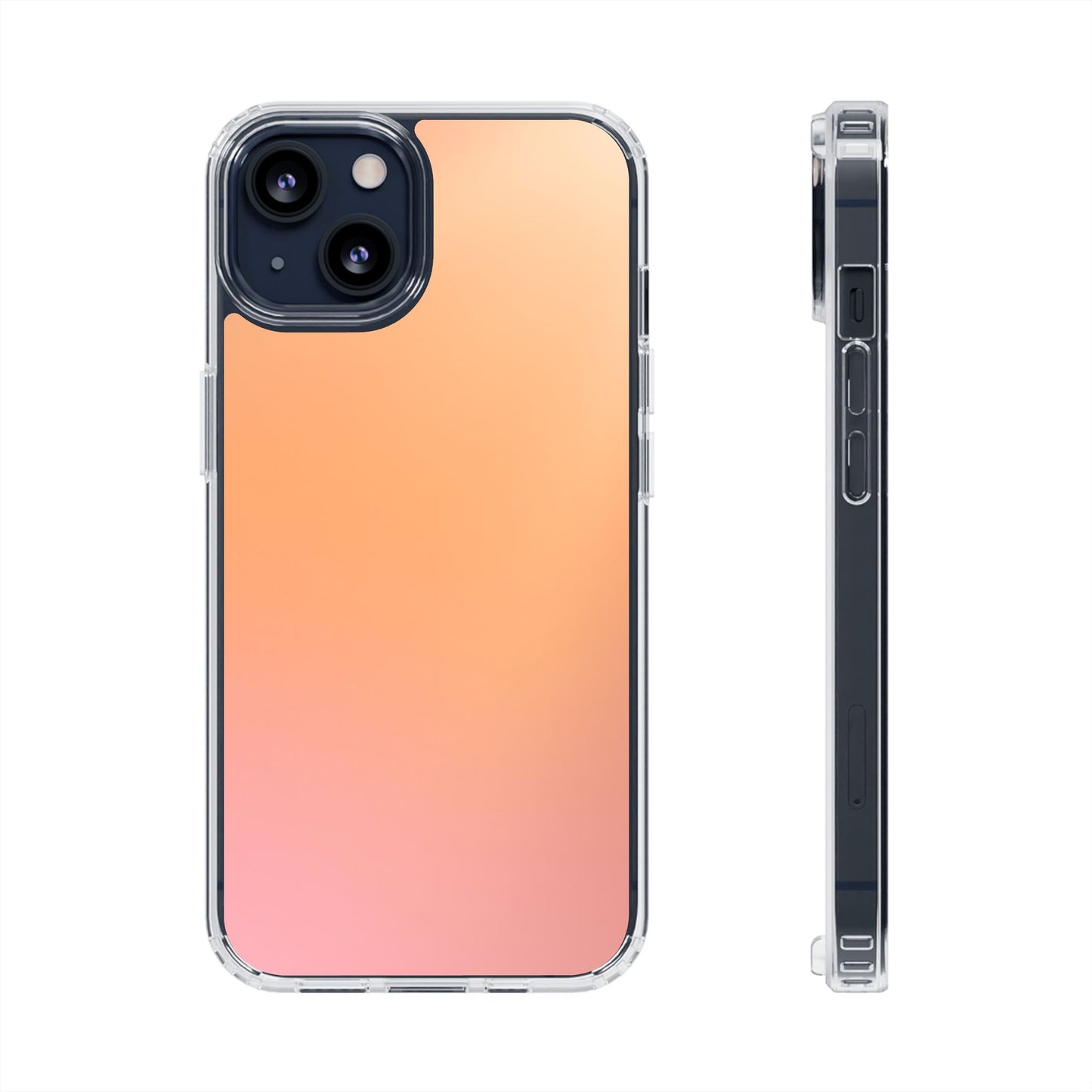 Sunset Aura Clear Case - MagSafe Compatible Warm Gradient Cover