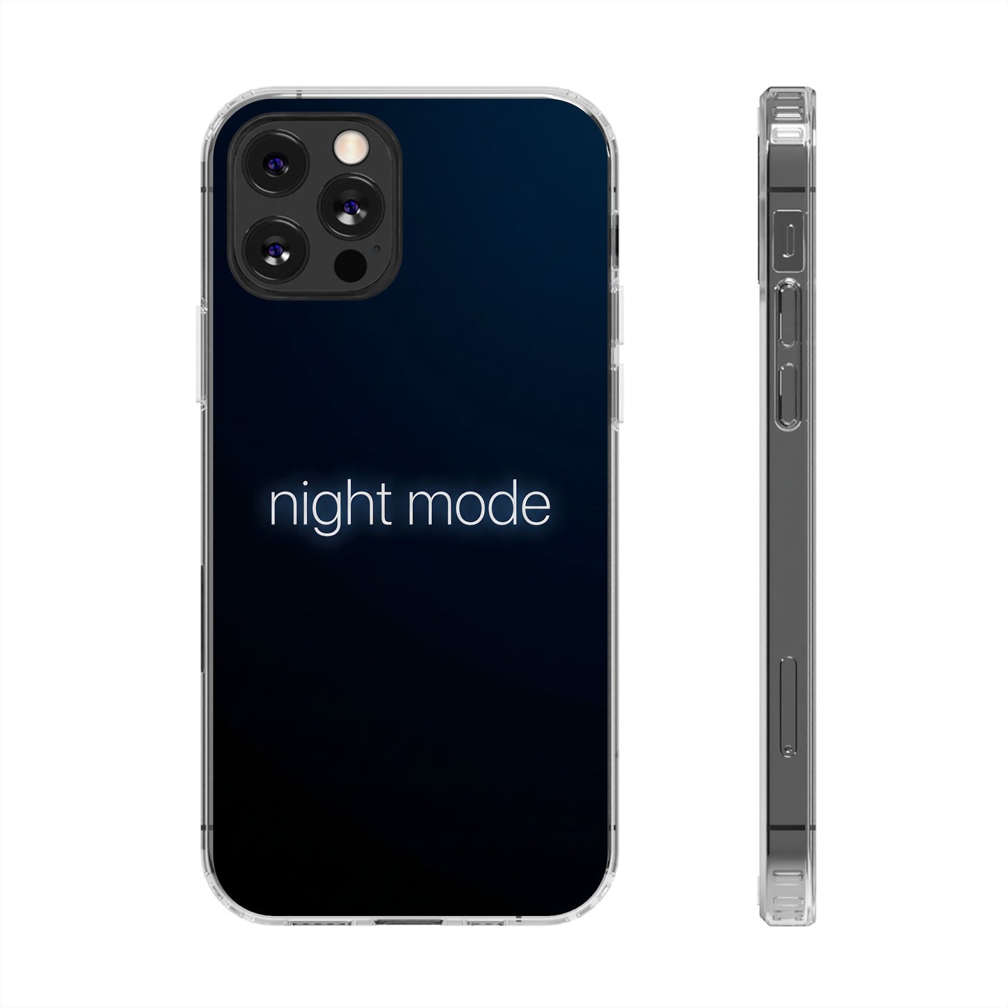 Night Mode Clear Case - MagSafe Compatible Dark Aesthetic Cover