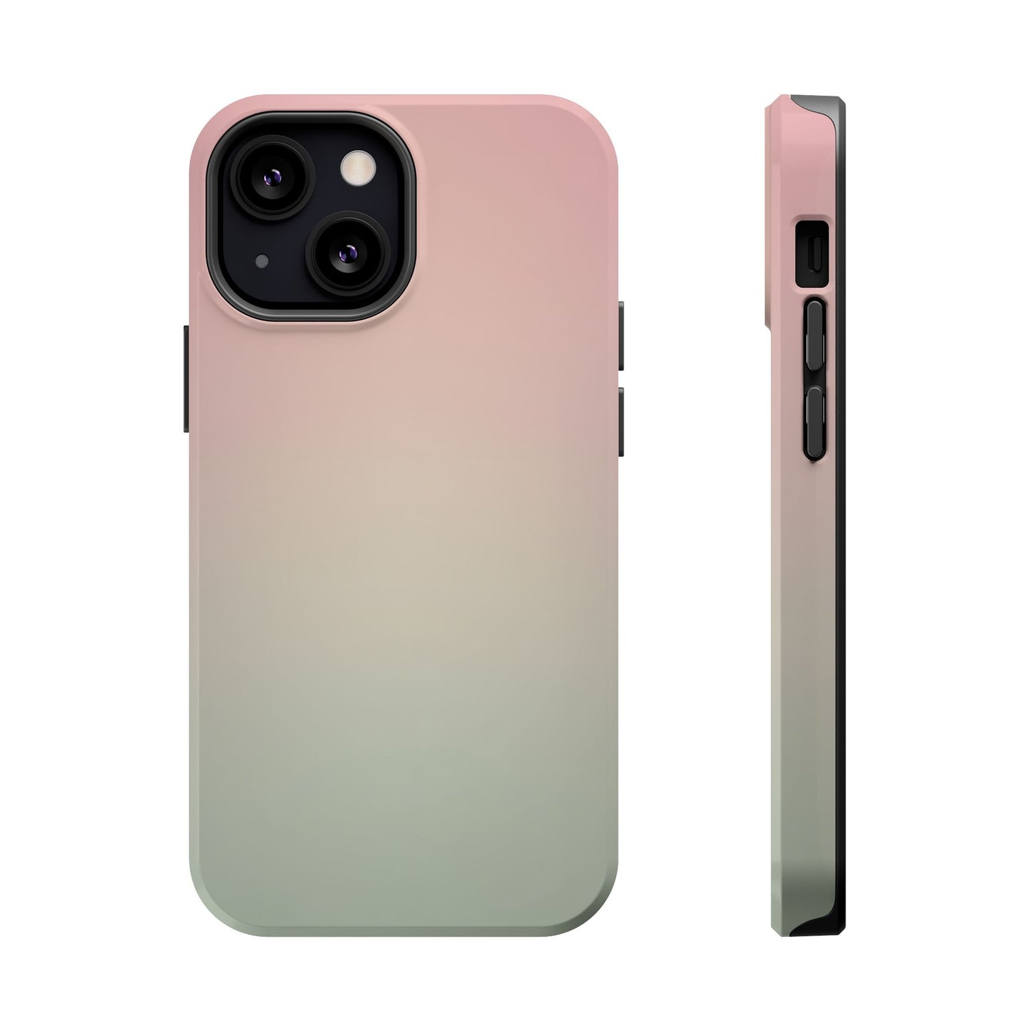 Pink to Sage Green Gradient Magnetic Impact Case