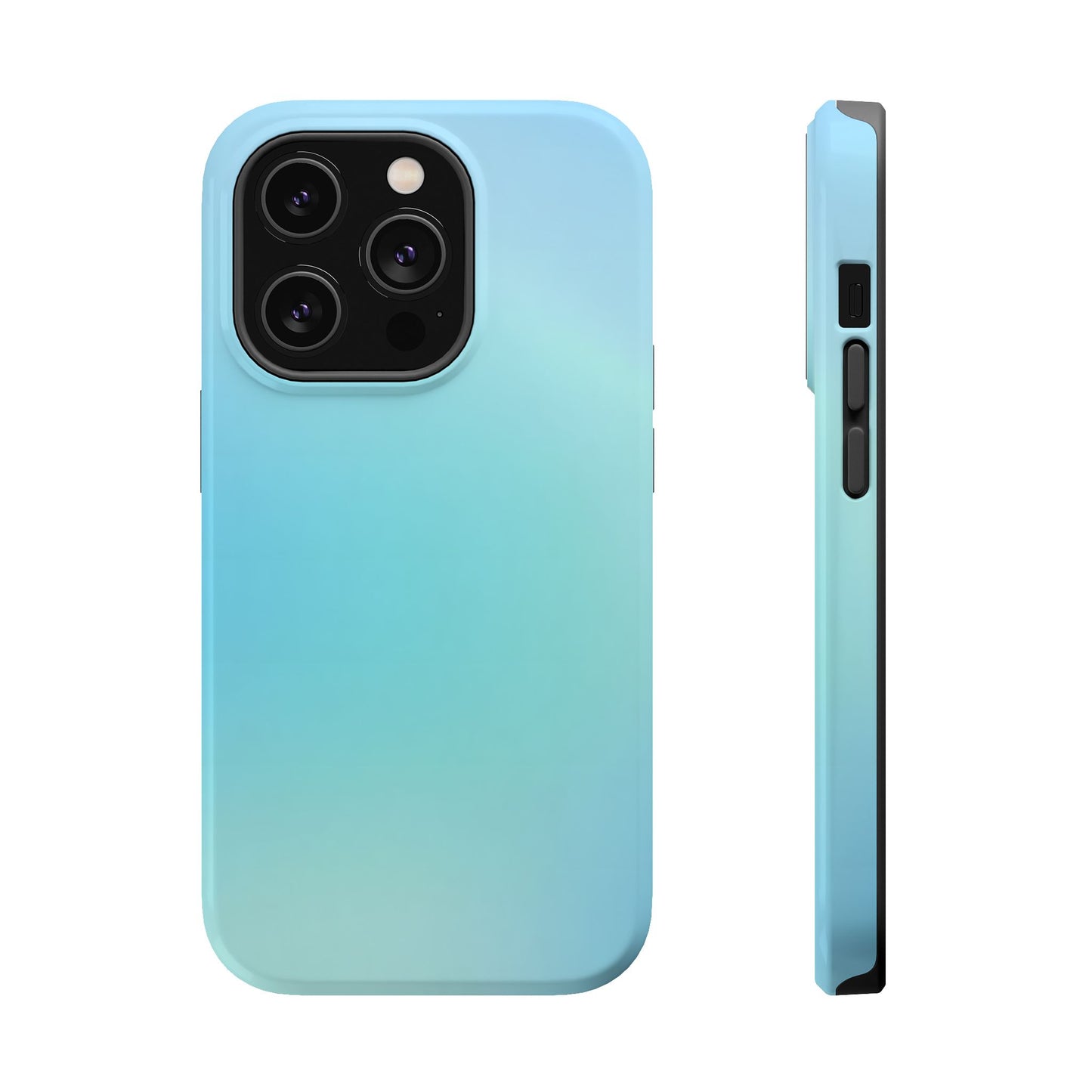 Aqua to Mint Gradient Magnetic Impact Case