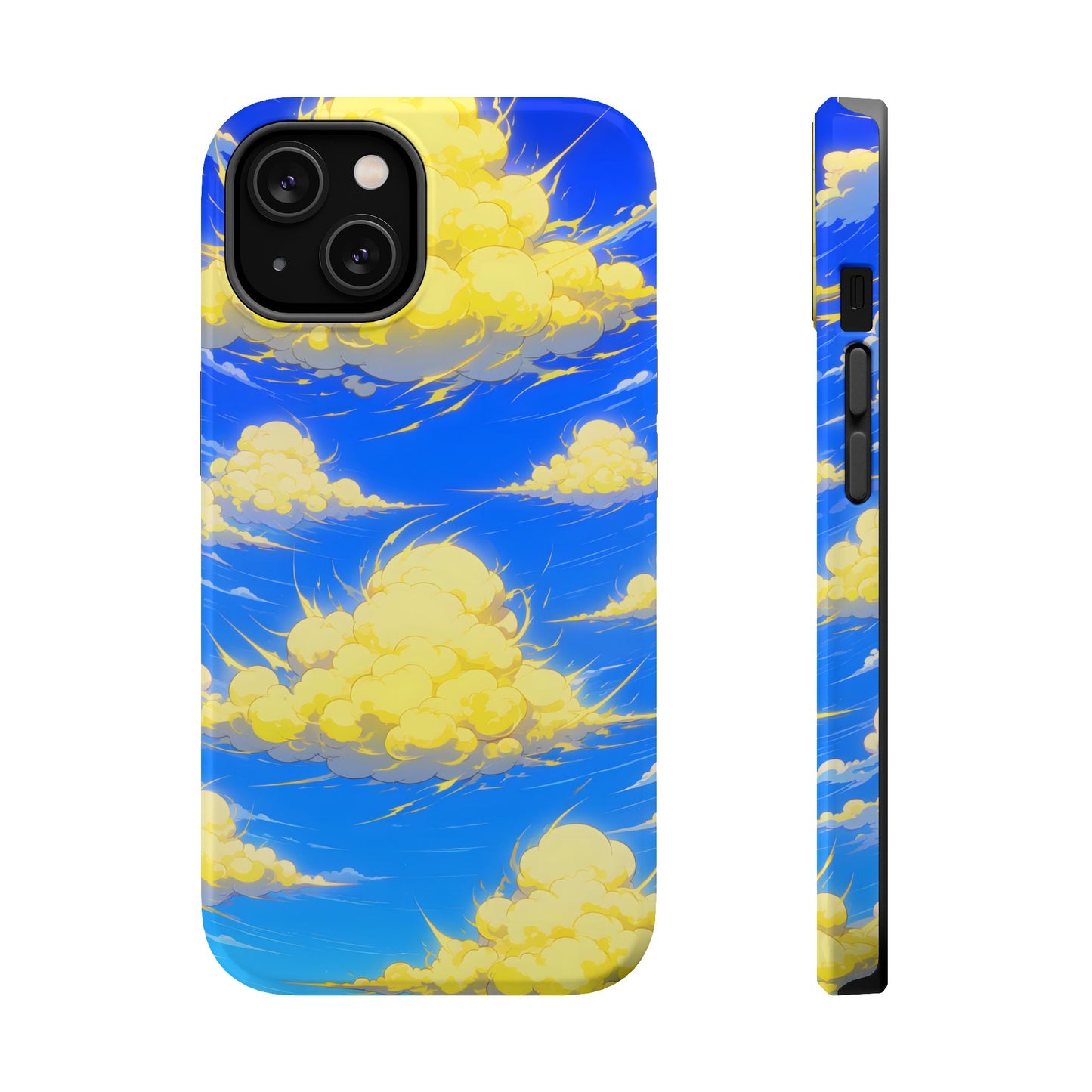 Cinematic Anime Sky: Vibrant Golden Cloudscape MagSafe Case