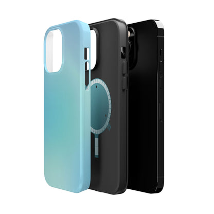 Aqua to Mint Gradient Magnetic Impact Case