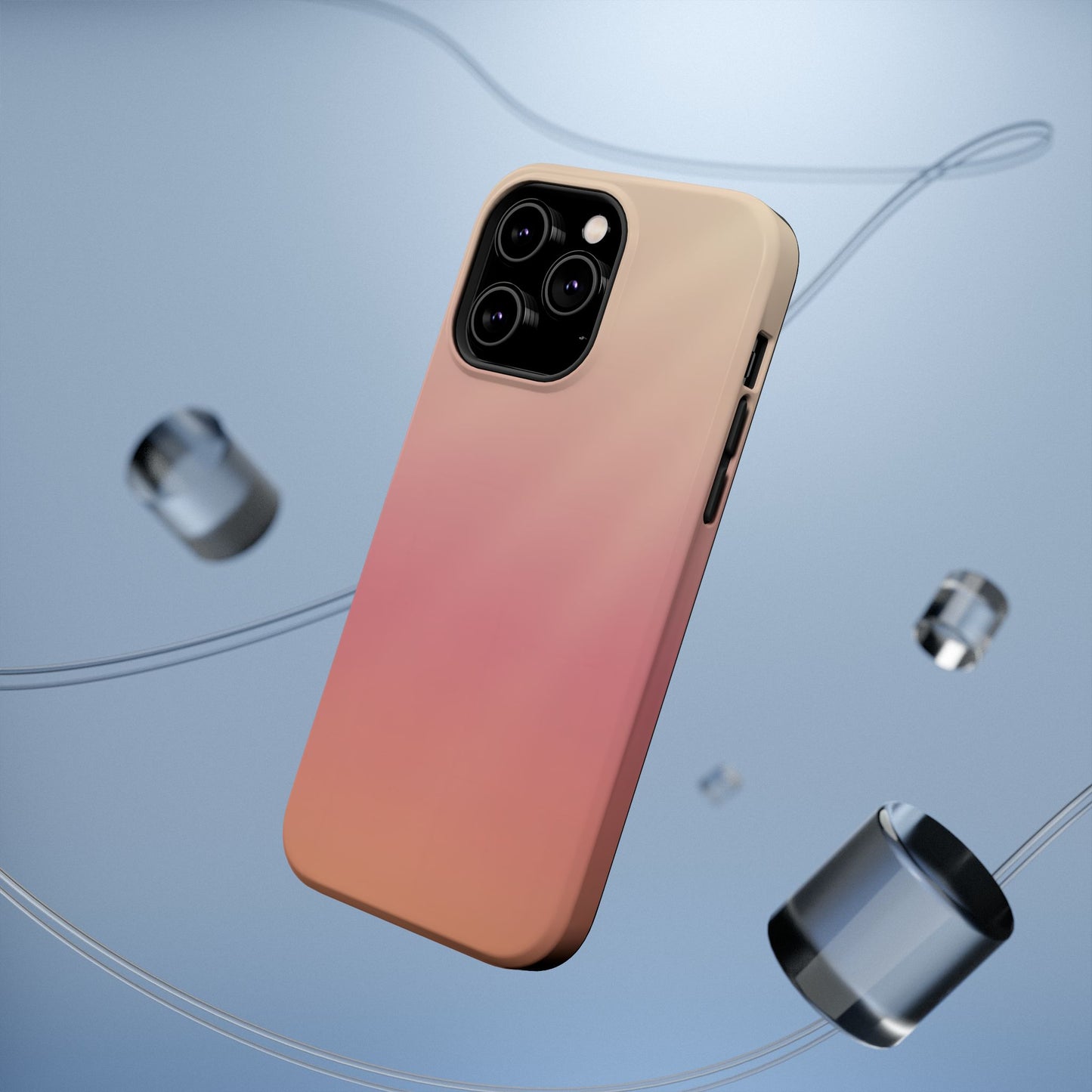 Sand to Dusty Rose Gradient Magnetic Impact Case