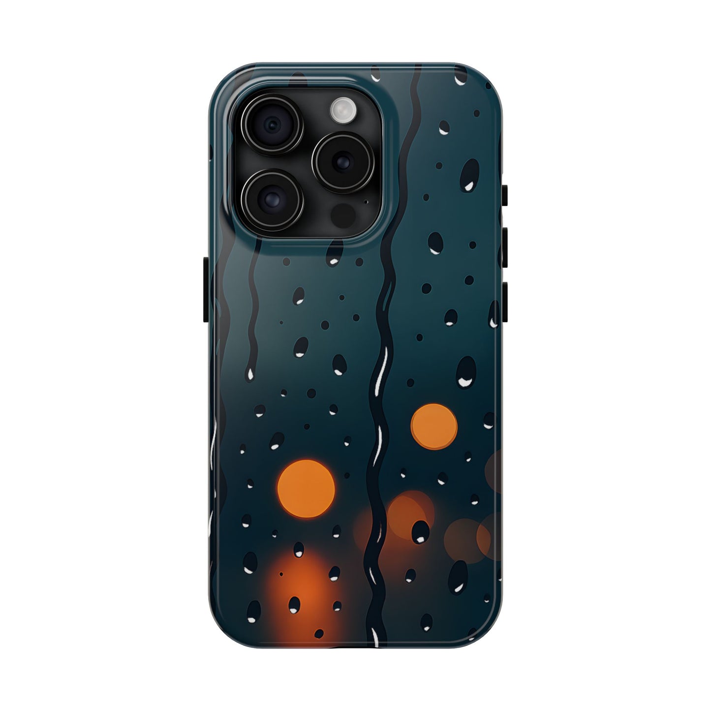 Rainy City Night Tough Case - Moody Urban Aesthetic Phone Cover