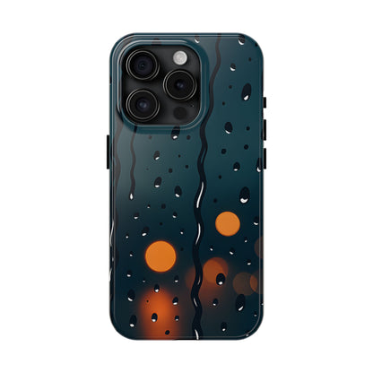 Rainy City Night Tough Case - Moody Urban Aesthetic Phone Cover