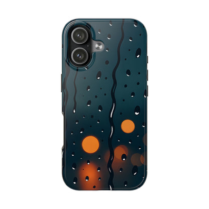 Rainy City Night Tough Case - Moody Urban Aesthetic Phone Cover