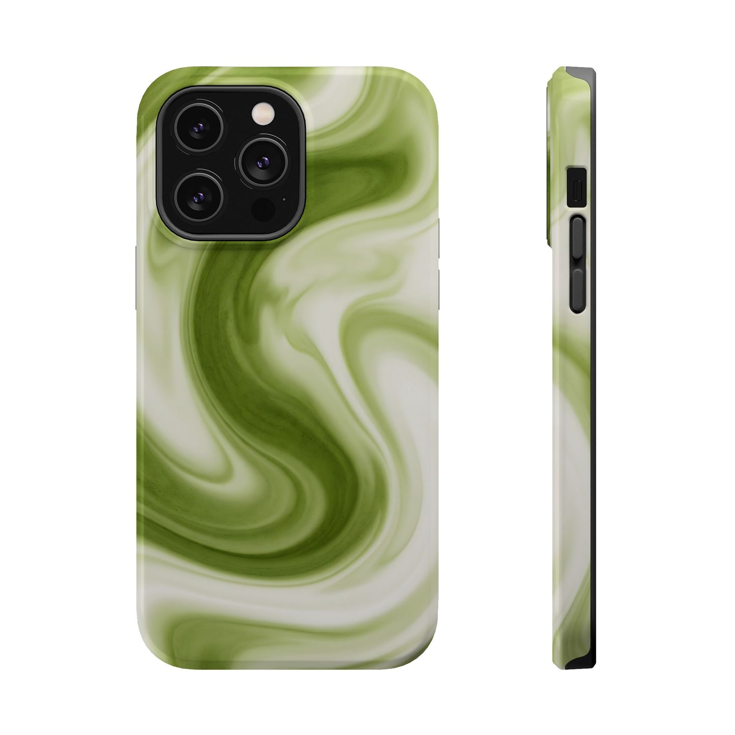 Green Marble Magnetic Impact-Resistant Phone Case