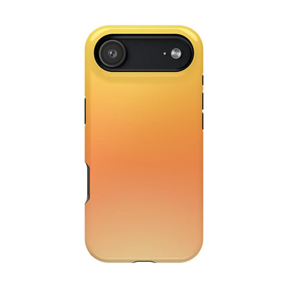 Golden Sunrise Gradient Magnetic Impact Case