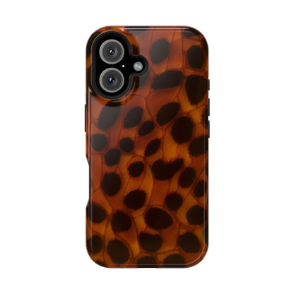 Dark Amber Tortoise Shell Magnetic Tough Case