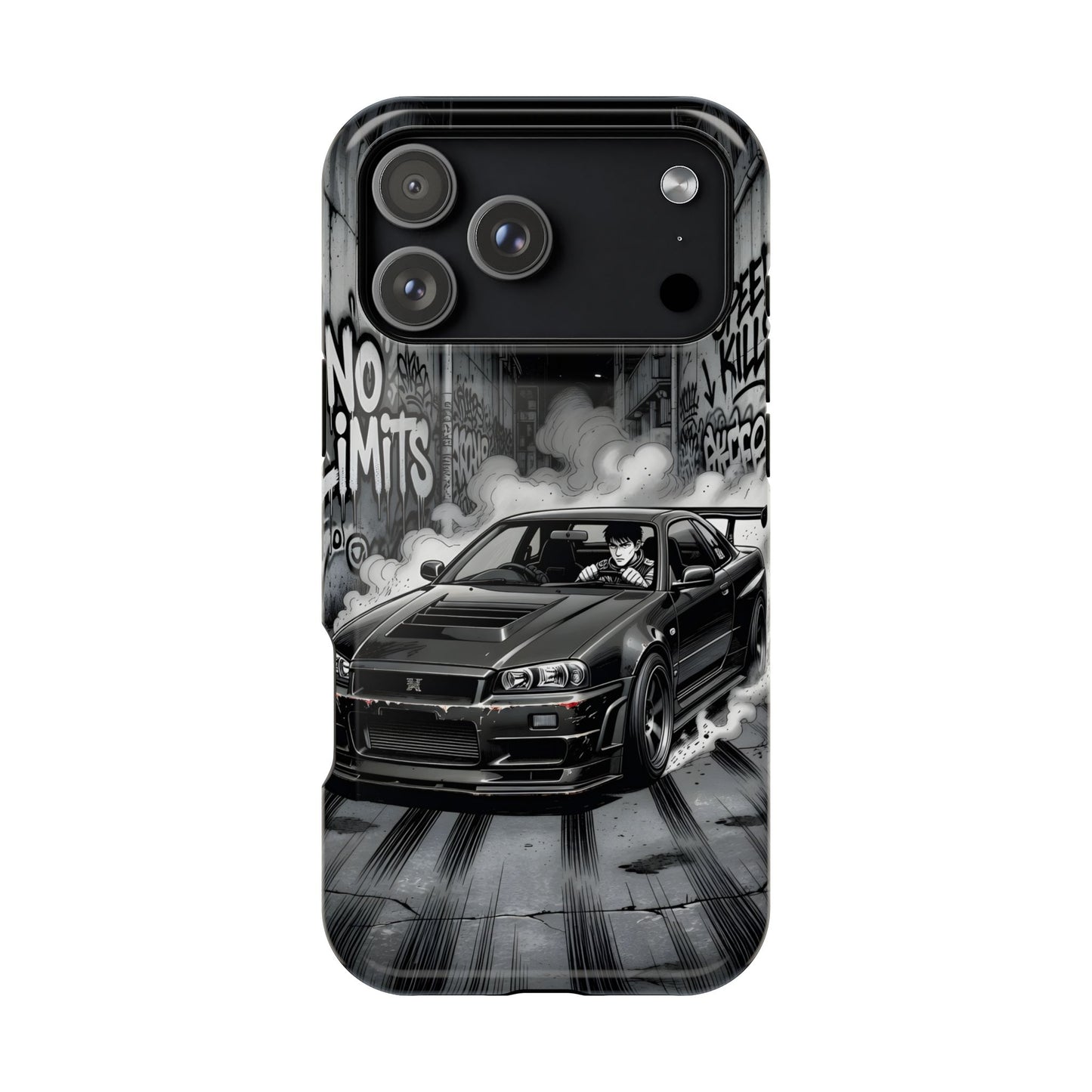 No Limits JDM Manga Skyline Magnetic Case