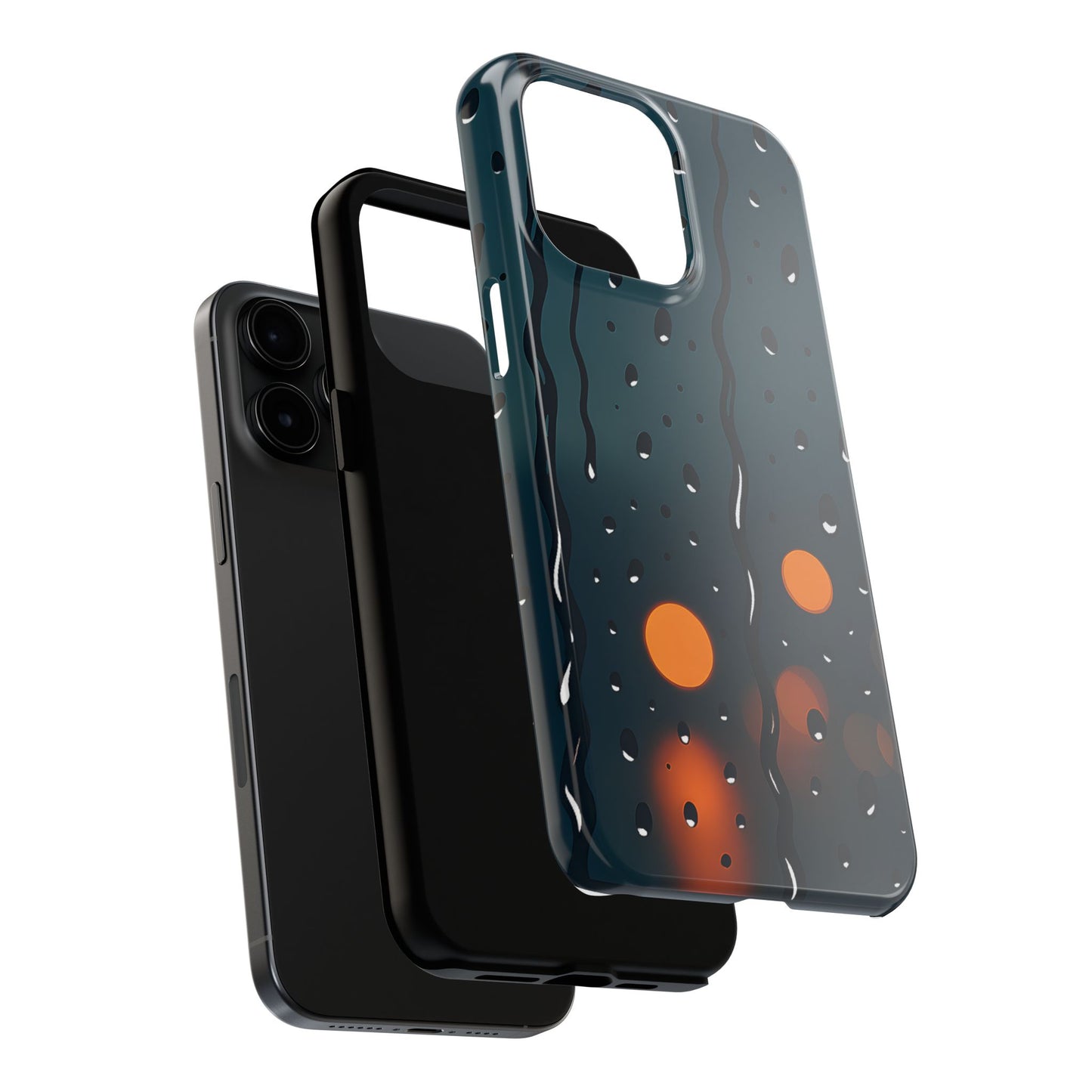 Rainy City Night Tough Case - Moody Urban Aesthetic Phone Cover