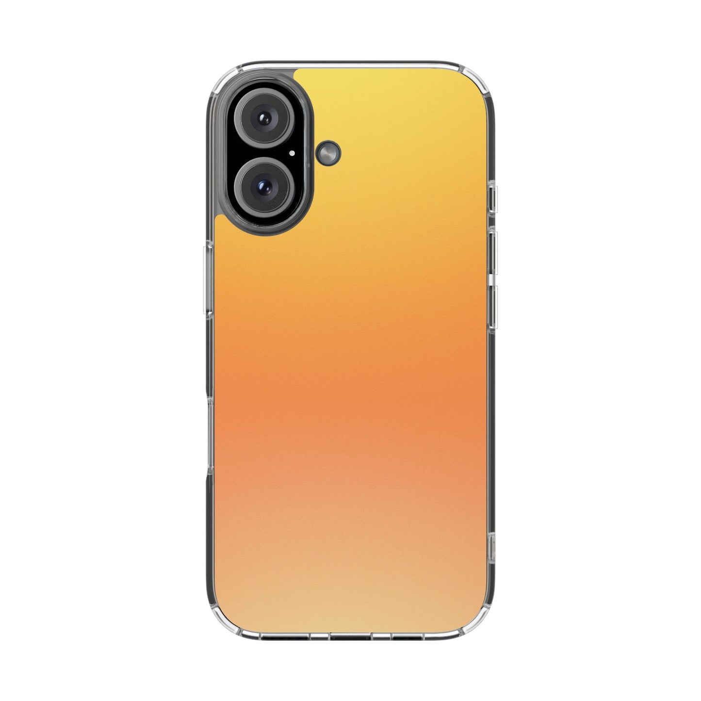 Sunrise Aura Clear Case - MagSafe Compatible Yellow Gradient Cover