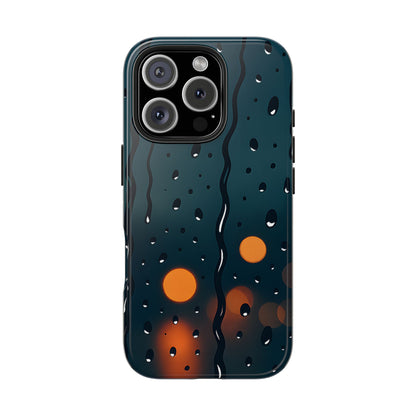 Rainy City Night Tough Case - Moody Urban Aesthetic Phone Cover