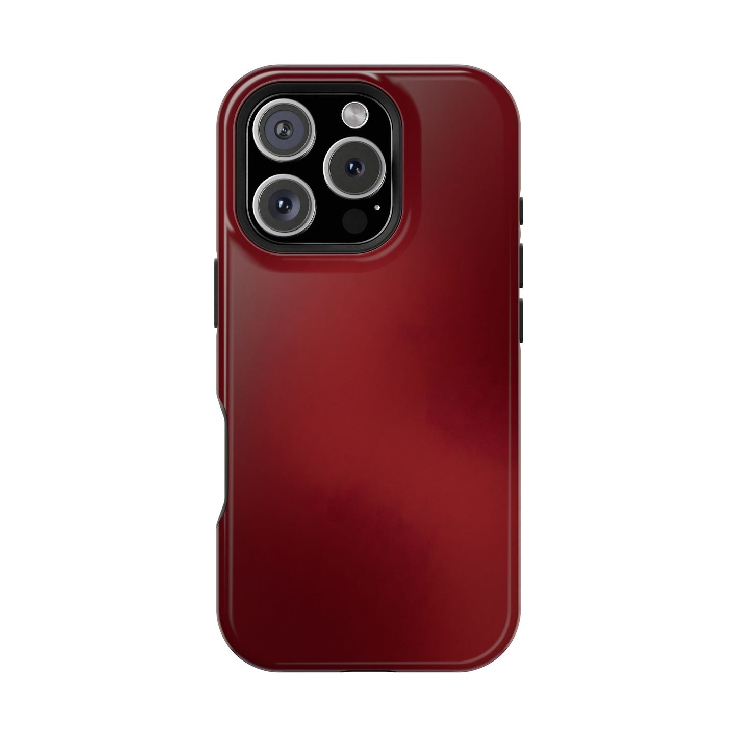 Deep Crimson Gradient Magnetic Impact Case