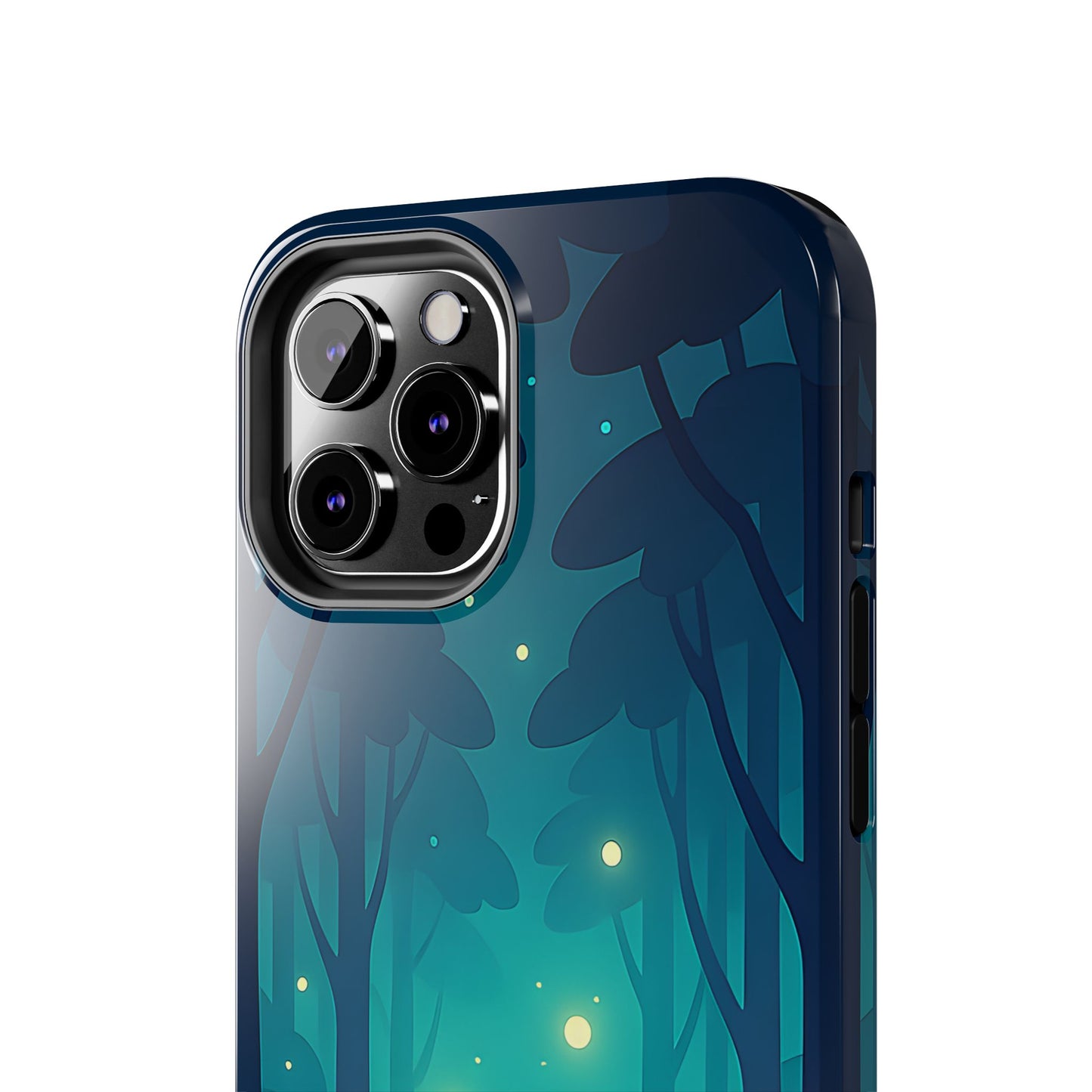 Enchanted Forest Fireflies Case - Mystic Nature Tough Cover for iPhone & Samsung