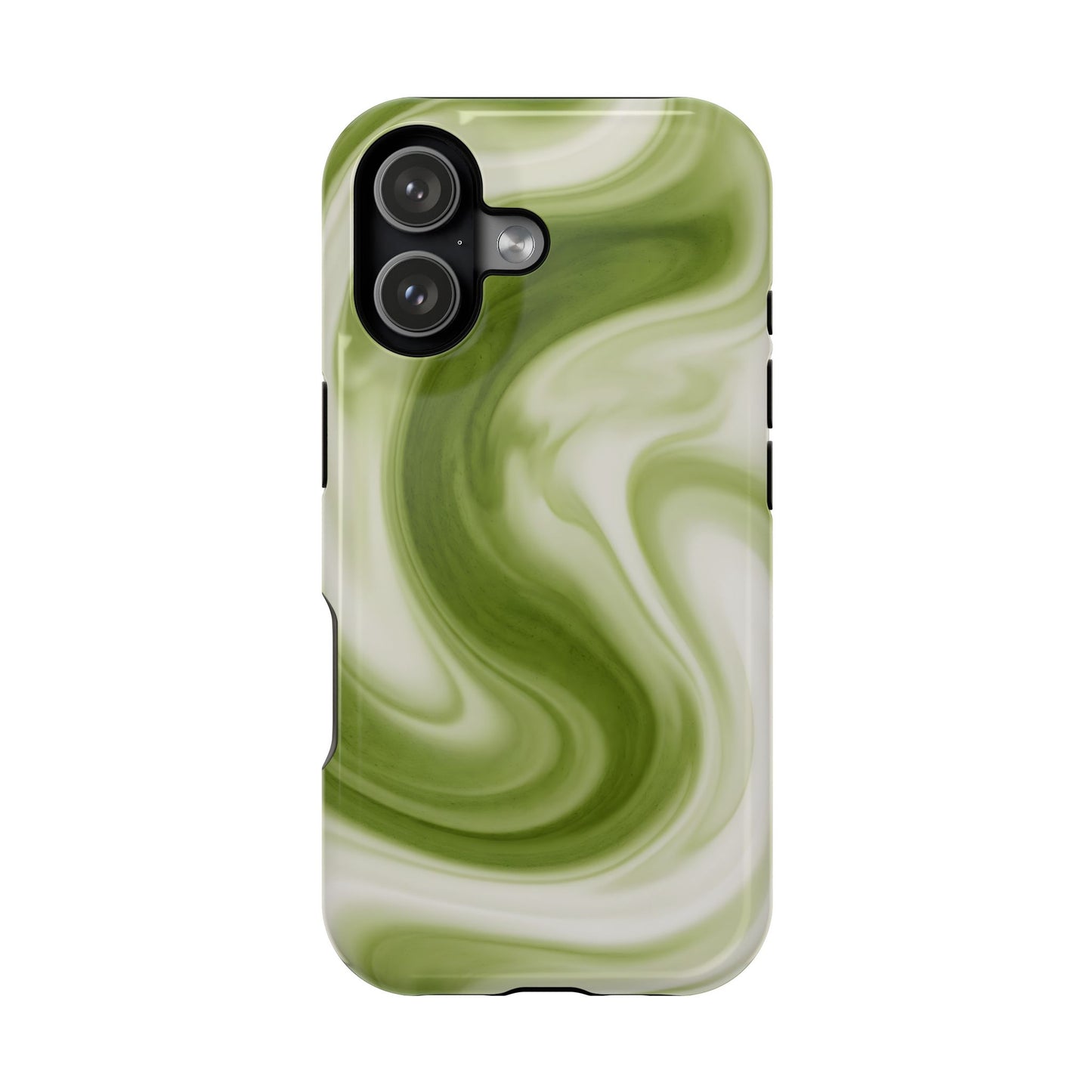 Green Marble Magnetic Impact-Resistant Phone Case