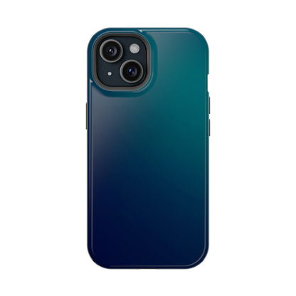 Deep Teal to Midnight Gradient Magnetic Impact Case