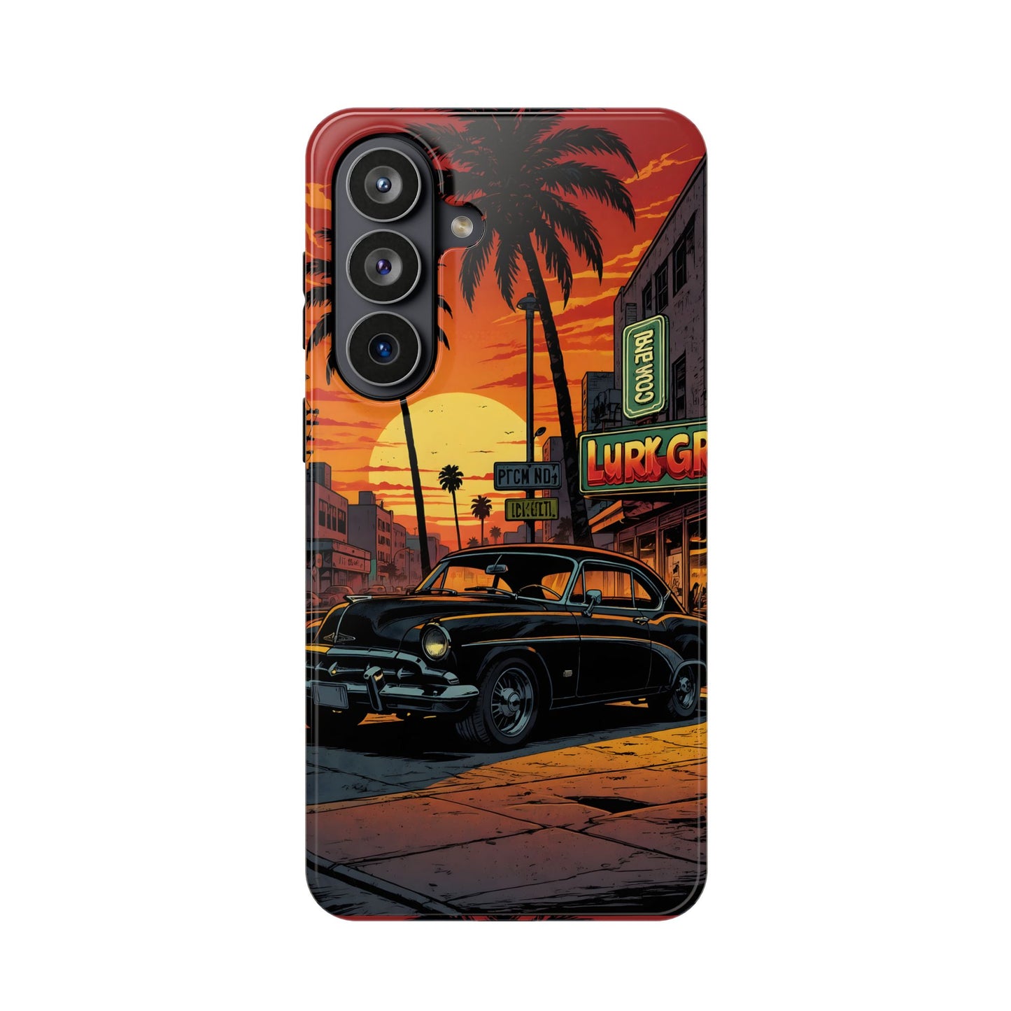 West Coast Cruiser: Retro Sunset Graphic Novel MagSafe Case