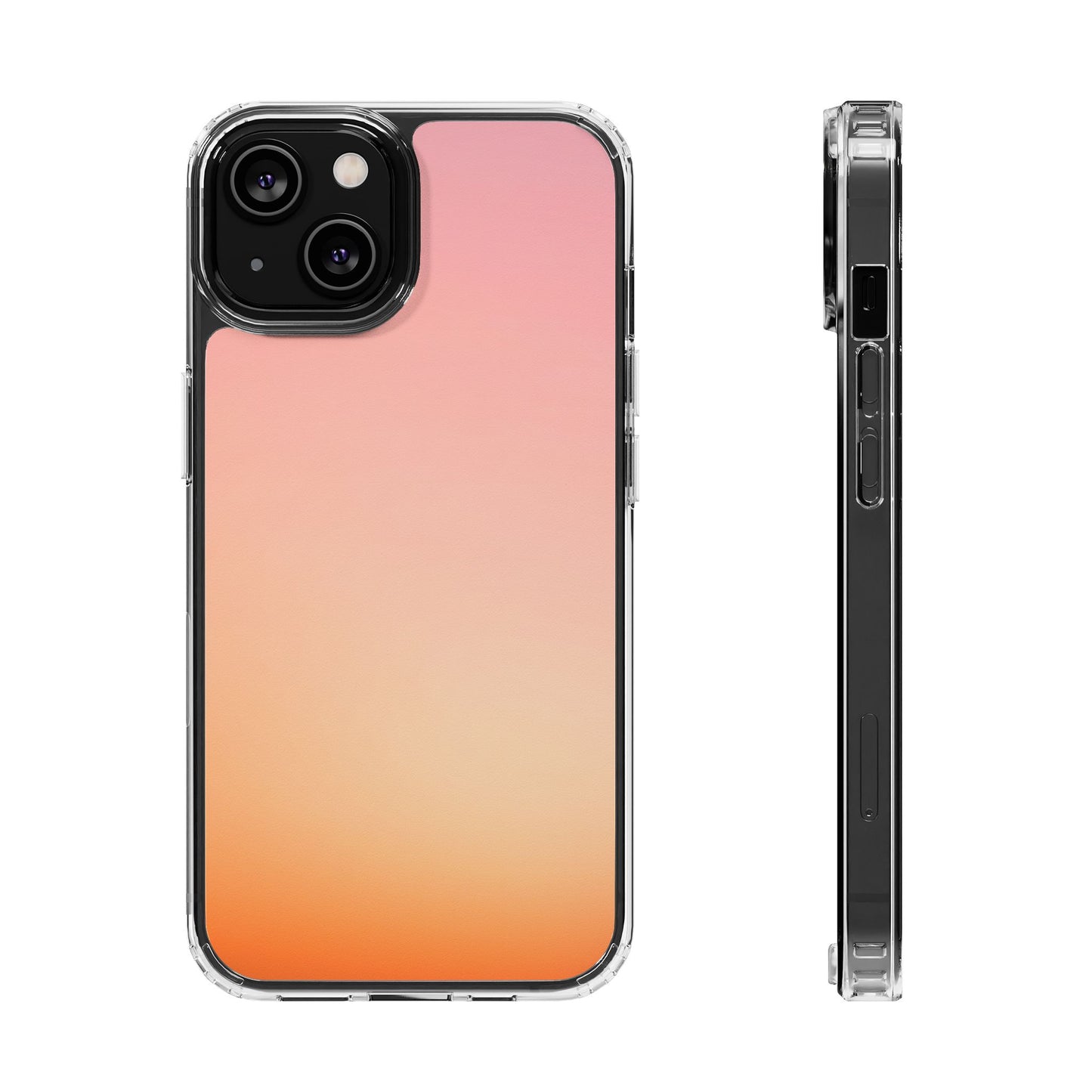 Sunset Aura Clear Case - MagSafe Compatible Warm Gradient Cover