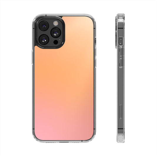 Sunset Aura Clear Case - MagSafe Compatible Warm Gradient Cover