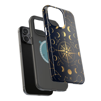 Celestial Navigator Golden Compass Magnetic Case